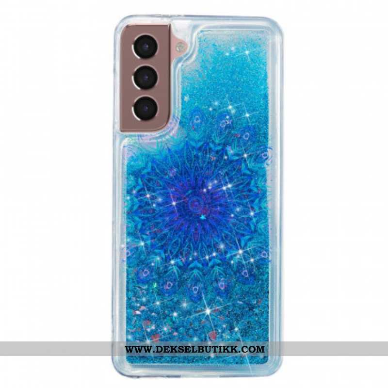 Deksel Til Samsung Galaxy S22 5G Glitter Mandala