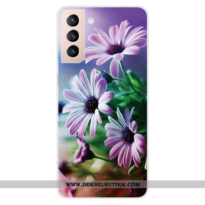 Deksel Til Samsung Galaxy S22 5G Realistiske Blomster