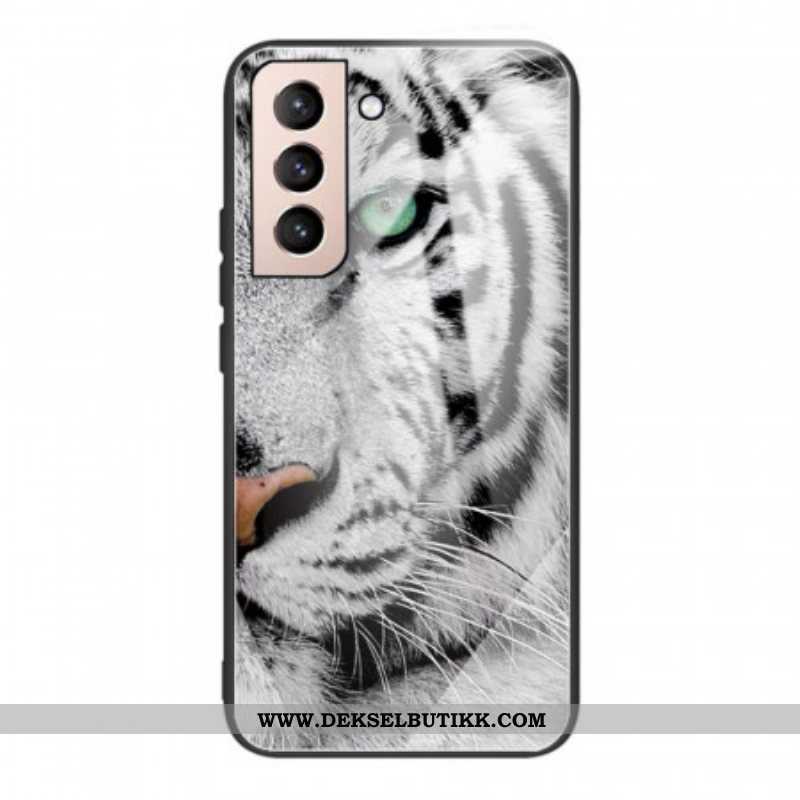 Deksel Til Samsung Galaxy S22 5G Tiger Herdet Glass