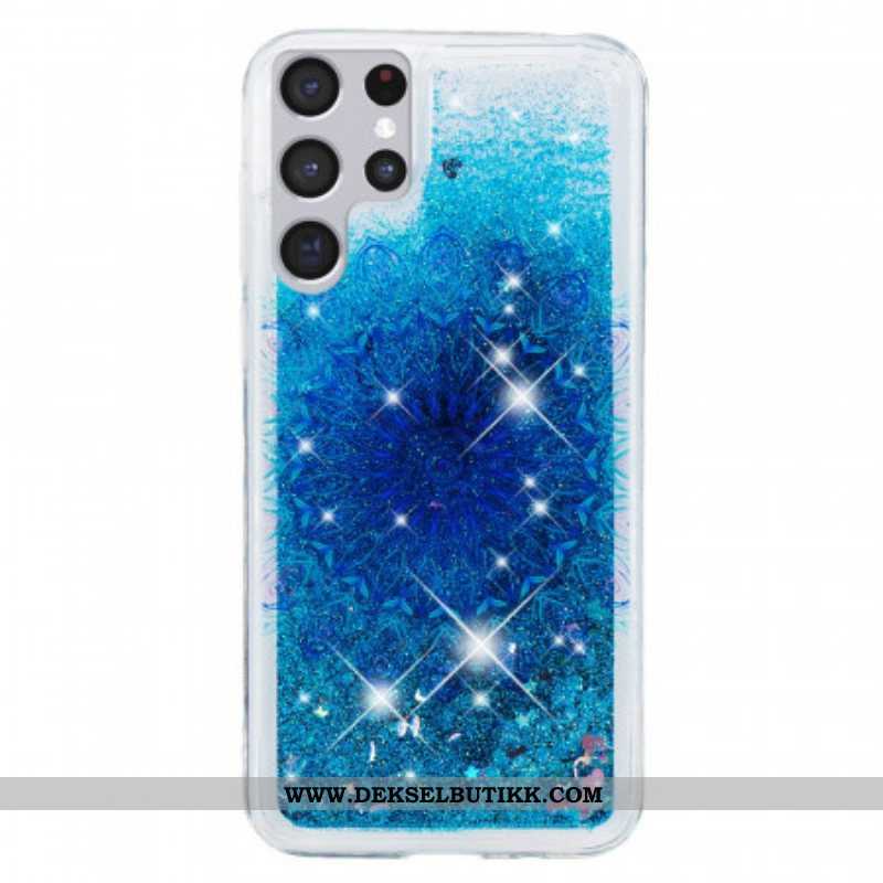 Deksel Til Samsung Galaxy S22 Ultra 5G Glitter Mandala