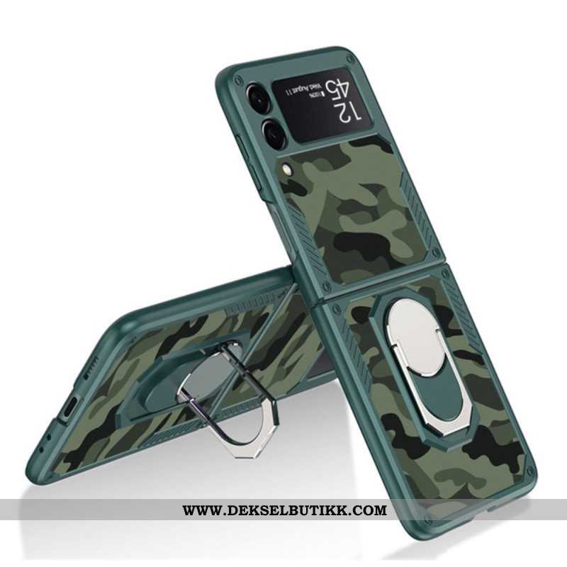 Deksel Til Samsung Galaxy Z Flip 3 5G Folio Deksel Gkk Camo Support Ring