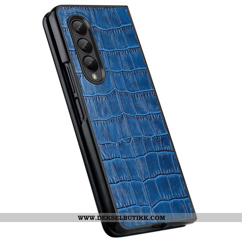 Deksel Til Samsung Galaxy Z Fold 4 Croco Chic