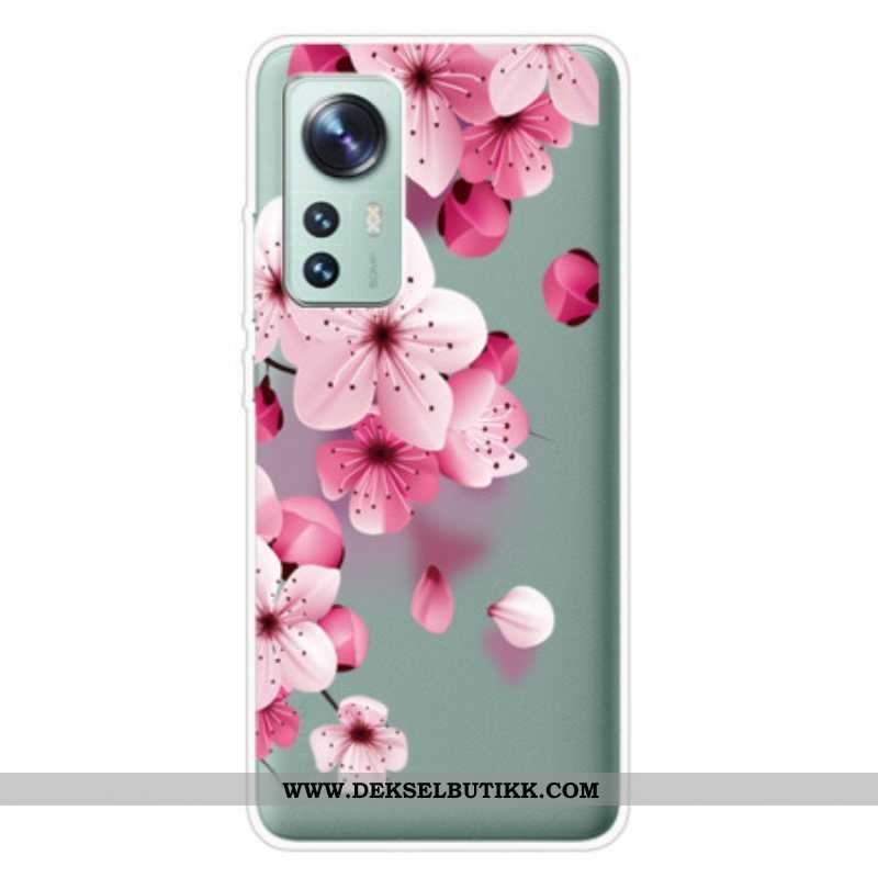 Deksel Til Xiaomi 12 Pro Silikon Roseblomster