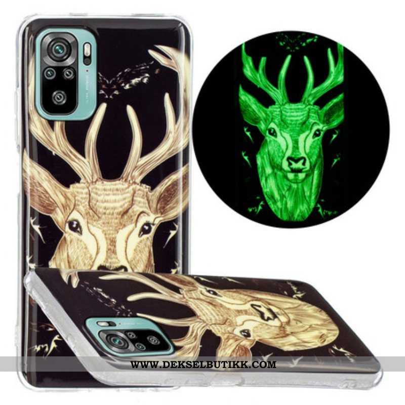 Deksel Til Xiaomi Redmi Note 10 / 10S Fluorescerende Majestic Deer