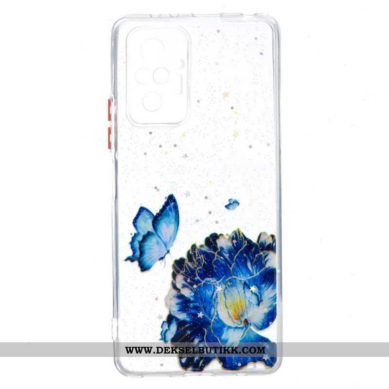 Deksel Til Xiaomi Redmi Note 10 Pro Floral Butterfly Hybrid