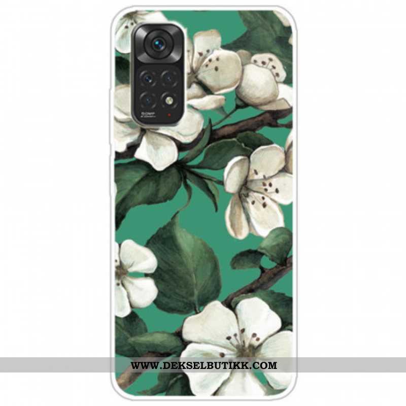 Deksel Til Xiaomi Redmi Note 11 Pro / 11 Pro 5G Hvite Blomster