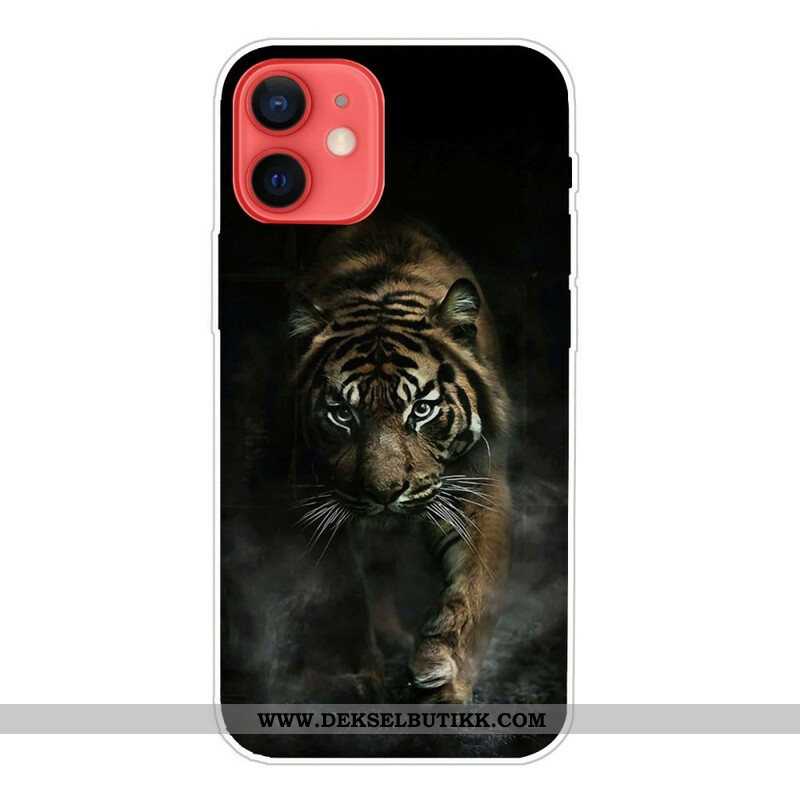 Deksel Til iPhone 13 Mini Fleksibel Tiger