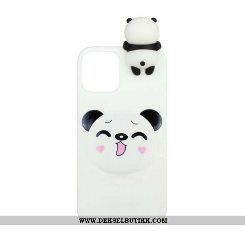 Deksel Til iPhone 13 Mini Kul Panda 3d