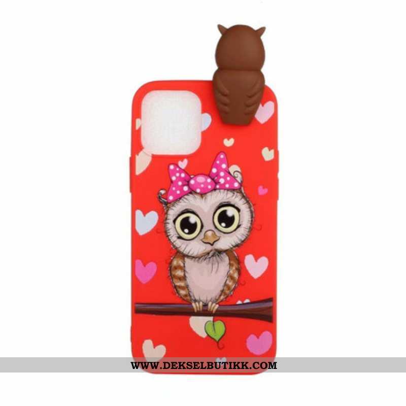 Deksel Til iPhone 13 Pro Max Miss Owl 3d