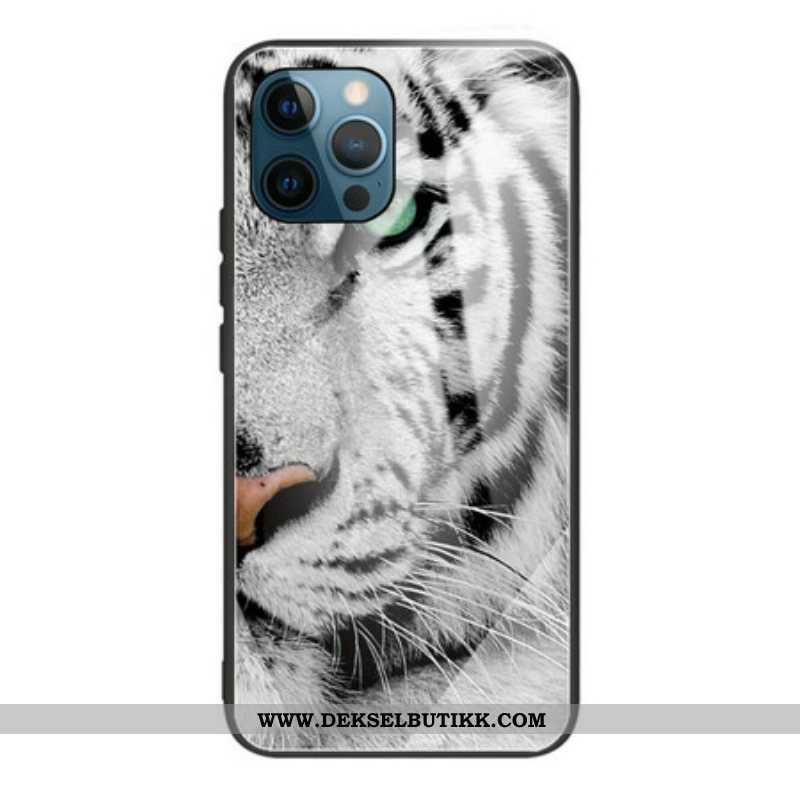 Deksel Til iPhone 13 Pro Max Tiger Herdet Glass