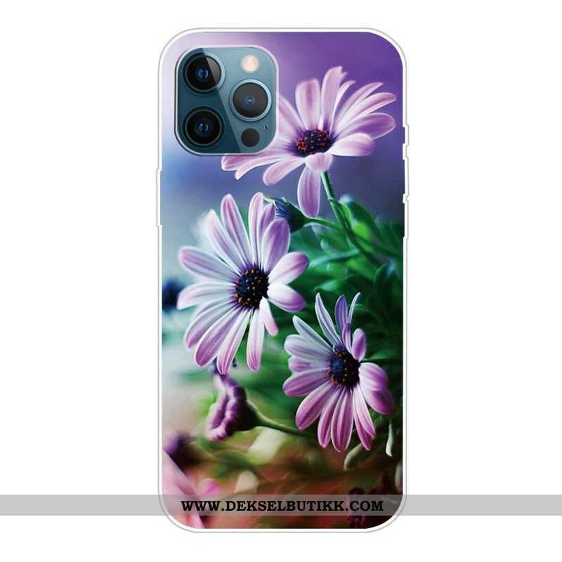 Deksel Til iPhone 13 Pro Realistiske Blomster