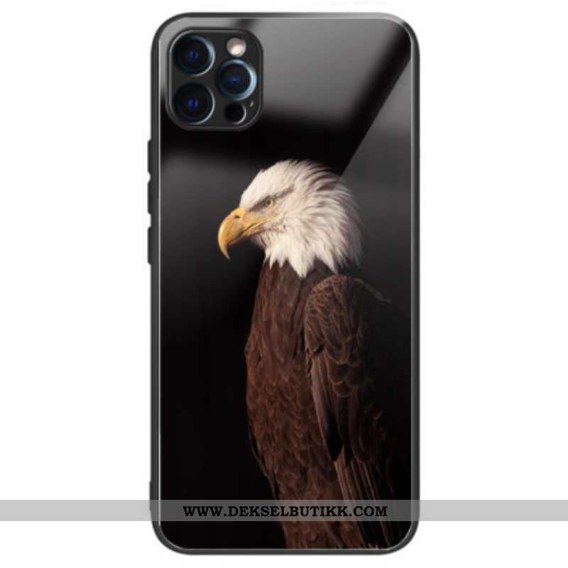 Deksel Til iPhone 14 Pro Eagle Herdet Glass