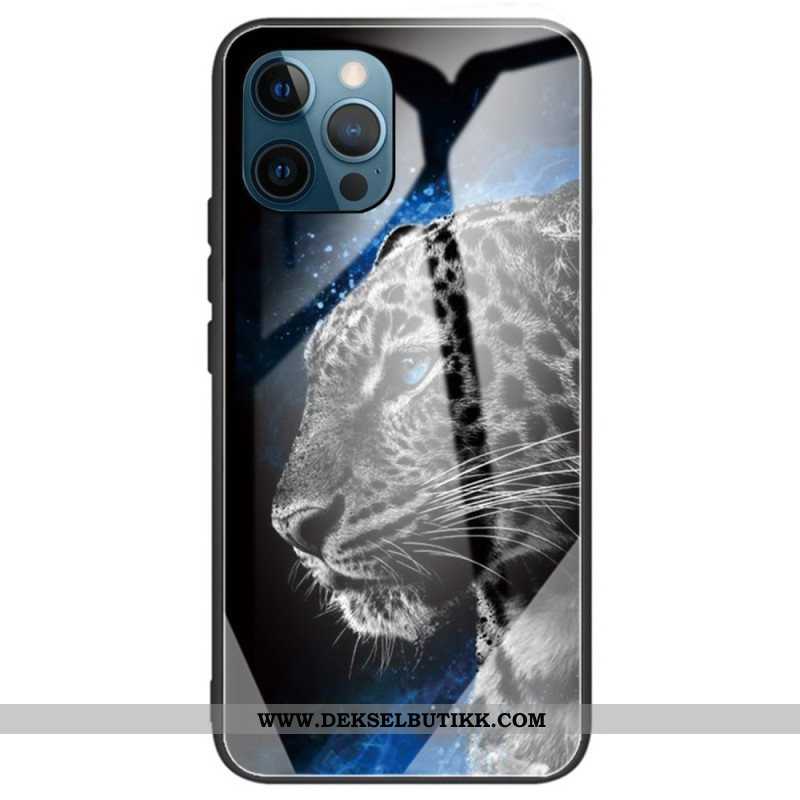 Deksel Til iPhone 14 Pro Max Tiger Herdet Glass