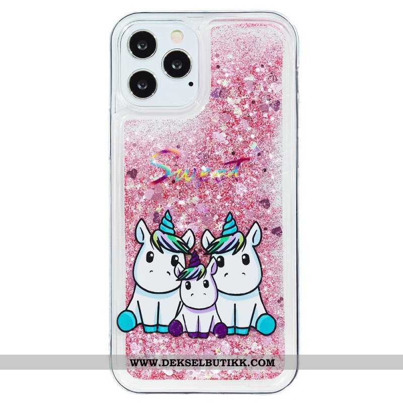 Deksel Til iPhone 15 Pro Max Unicorn Glitter