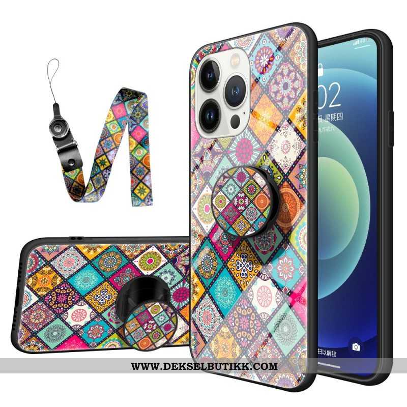 Deksel Til iPhone 15 Pro Patchwork