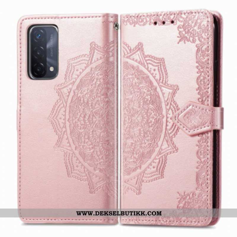 Folio Deksel Til Oppo A54 5G / A74 5G Mandala Middelalder