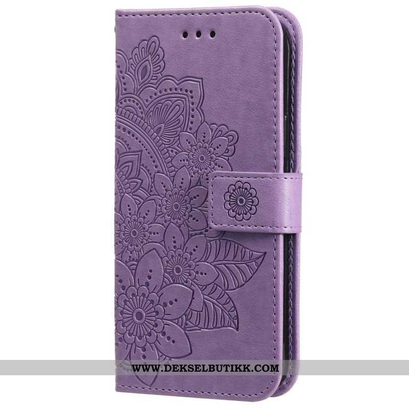 Folio Deksel Til Samsung Galaxy A13 5G / A04s Blomstermandala