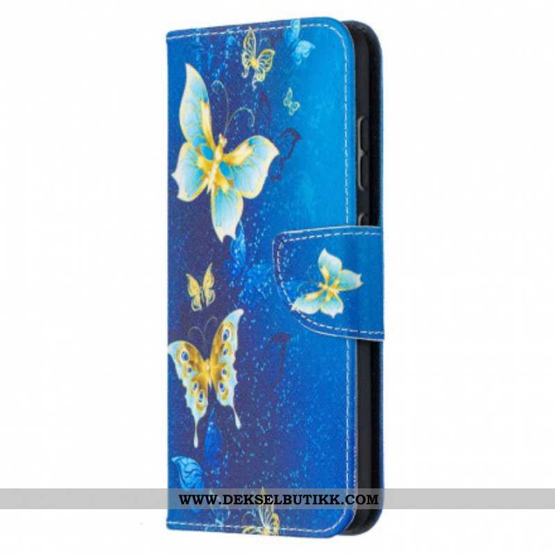 Folio Deksel Til Samsung Galaxy A52 4G / A52 5G / A52s 5G Butterflies Kings