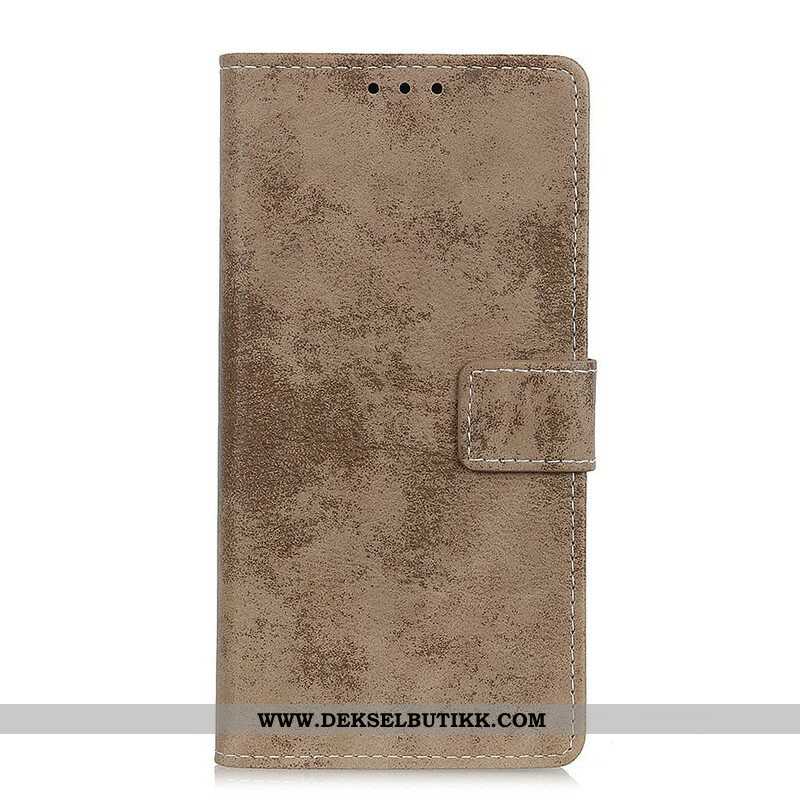 Folio Deksel Til Samsung Galaxy A52 4G / A52 5G / A52s 5G Vintage Kunstskinn