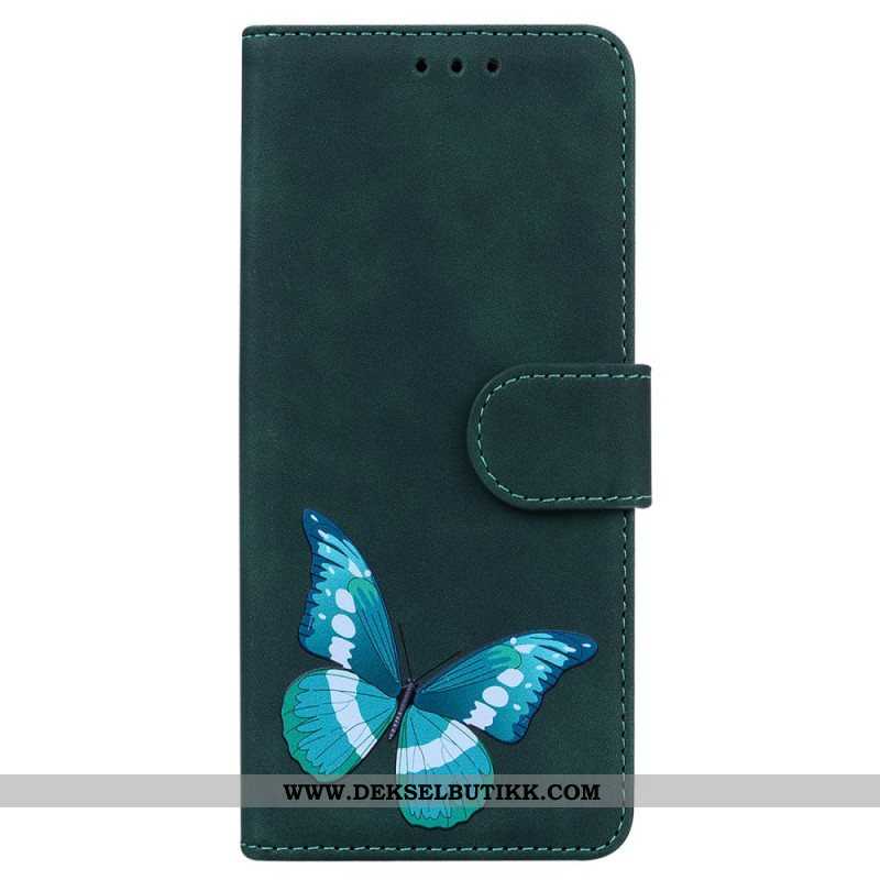 Folio Deksel Til Samsung Galaxy A53 5G Skin-touch Butterfly