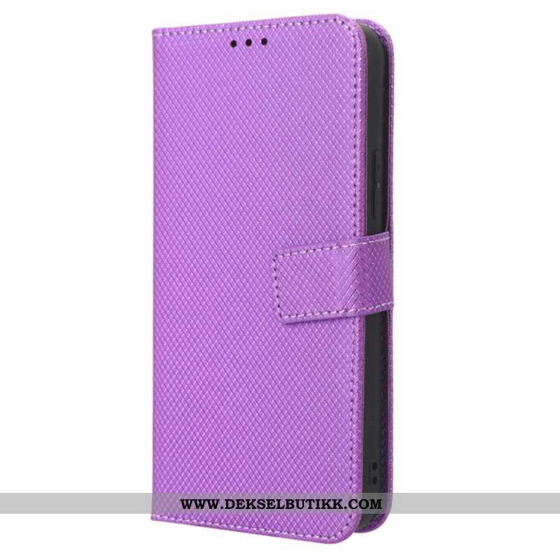 Folio Deksel Til Samsung Galaxy A54 5G Med Kjede Strappy Stil