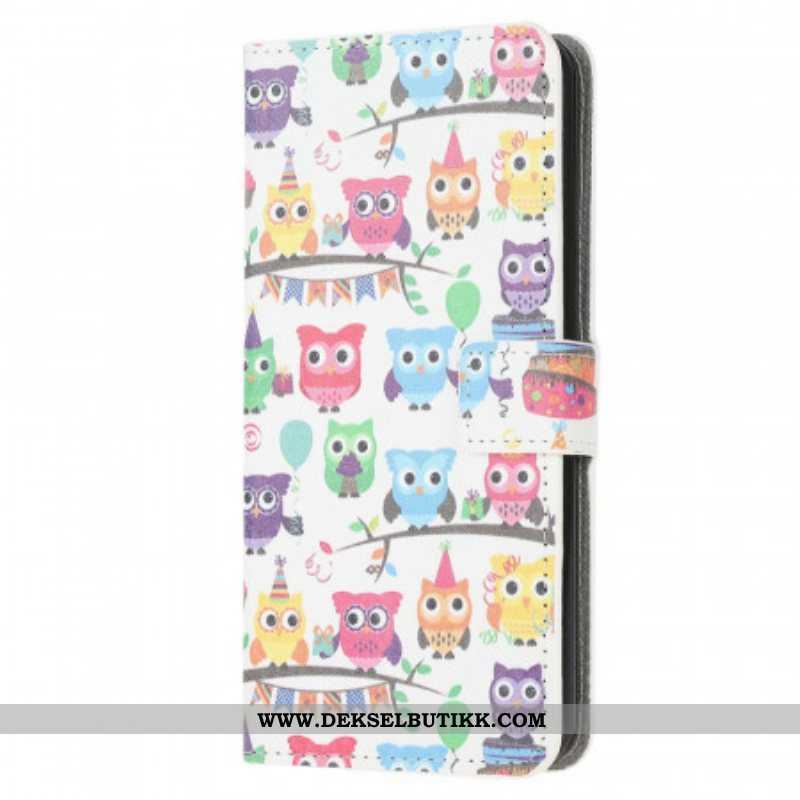 Folio Deksel Til Samsung Galaxy M53 5G Band Of Owls