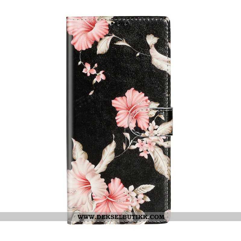 Folio Deksel Til Samsung Galaxy S20 Plus / S20 Plus 5G Designer Blomster