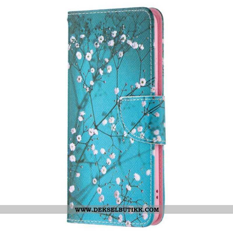 Folio Deksel Til Samsung Galaxy S21 FE Blossom Tree