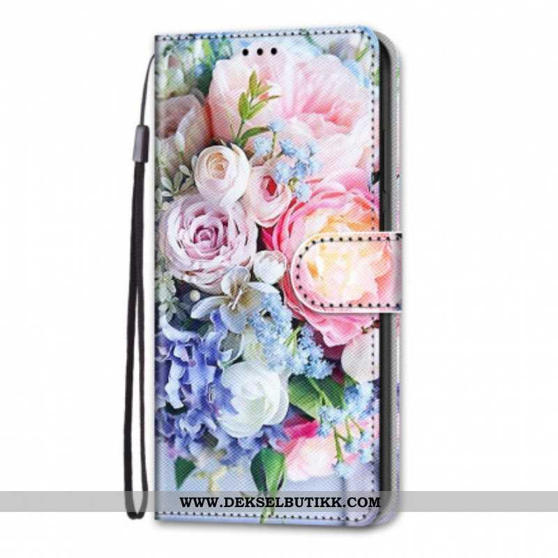 Folio Deksel Til Samsung Galaxy S21 Ultra 5G Floral Wonder