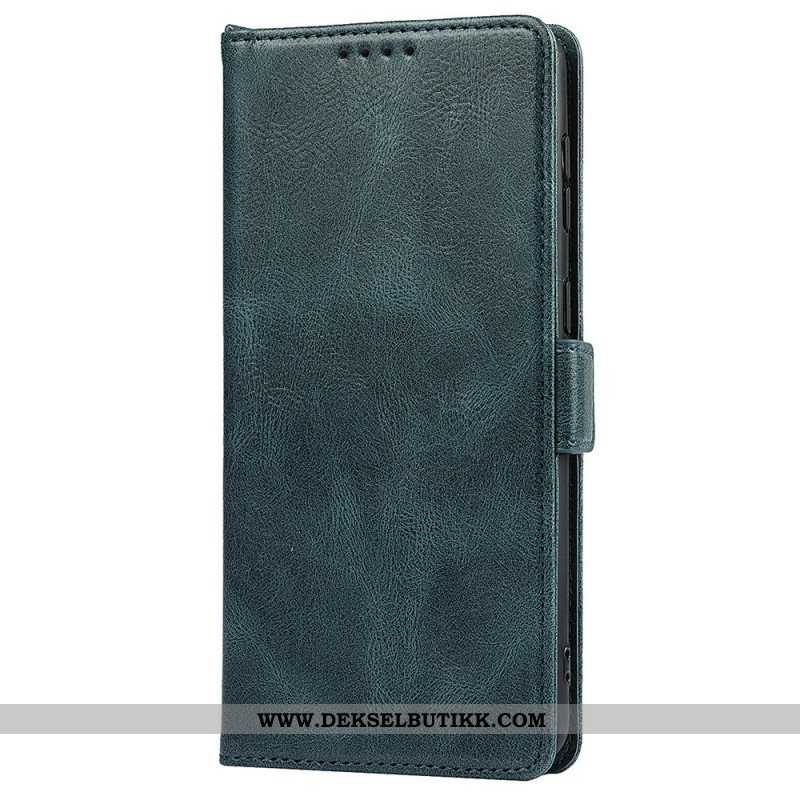 Folio Deksel Til Samsung Galaxy S22 5G Style Leather Rfid-teknologi