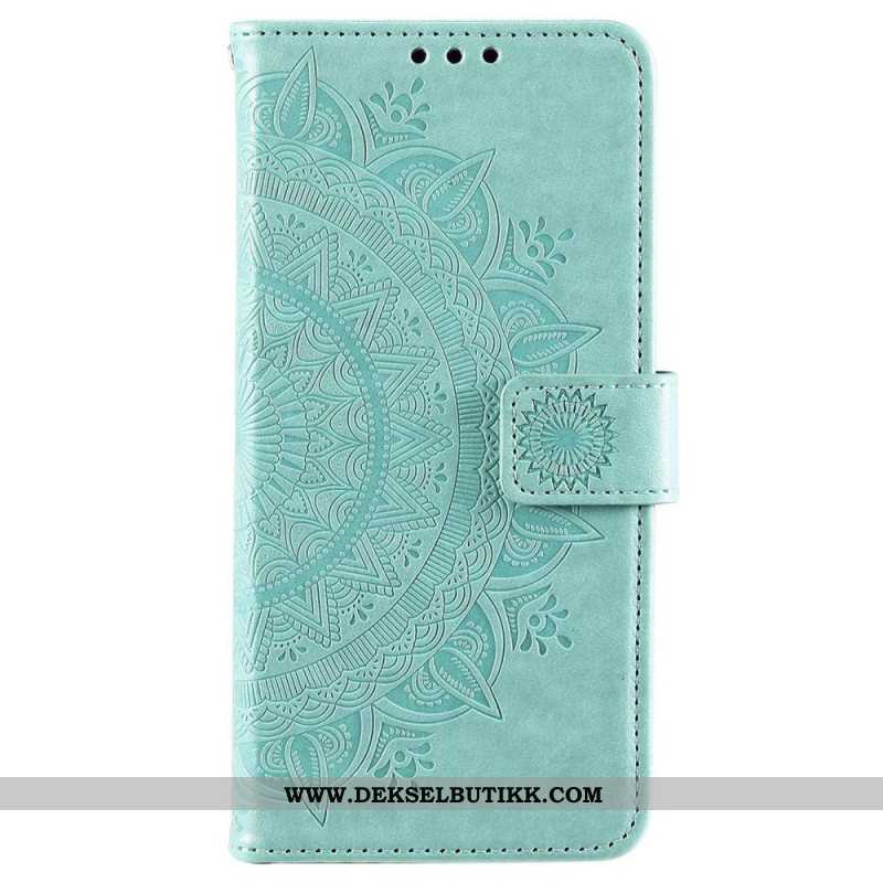 Folio Deksel Til Samsung Galaxy S22 Plus 5G Sol Mandala