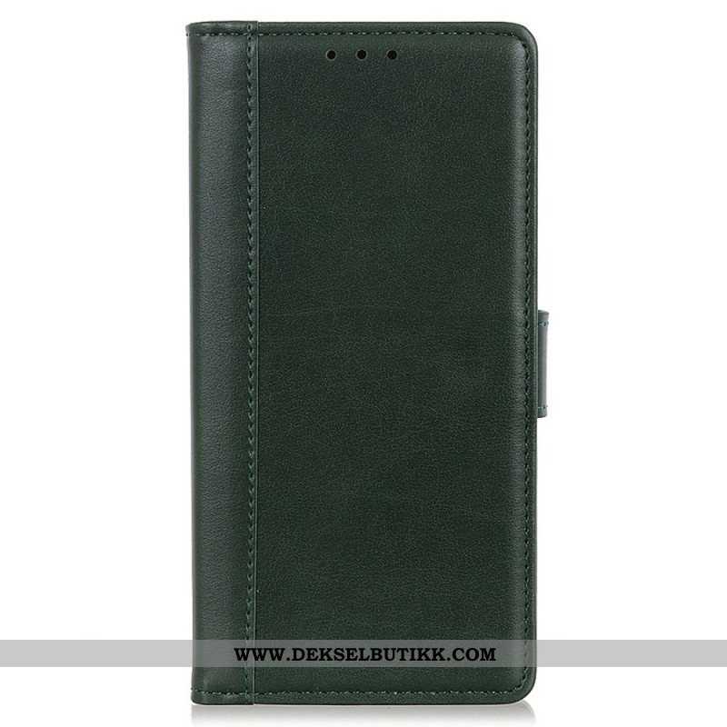 Folio Deksel Til Samsung Galaxy S22 Ultra 5G Stil Leather Elegance