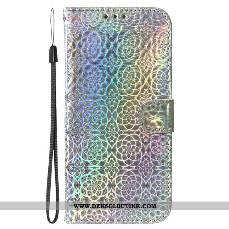 Folio Deksel Til Samsung Galaxy S23 5G Disco-stil