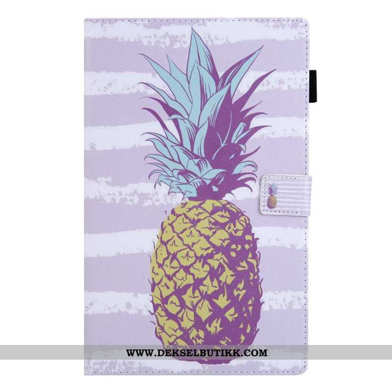 Folio Deksel Til Samsung Galaxy Tab A8 (2021) Ananas Design