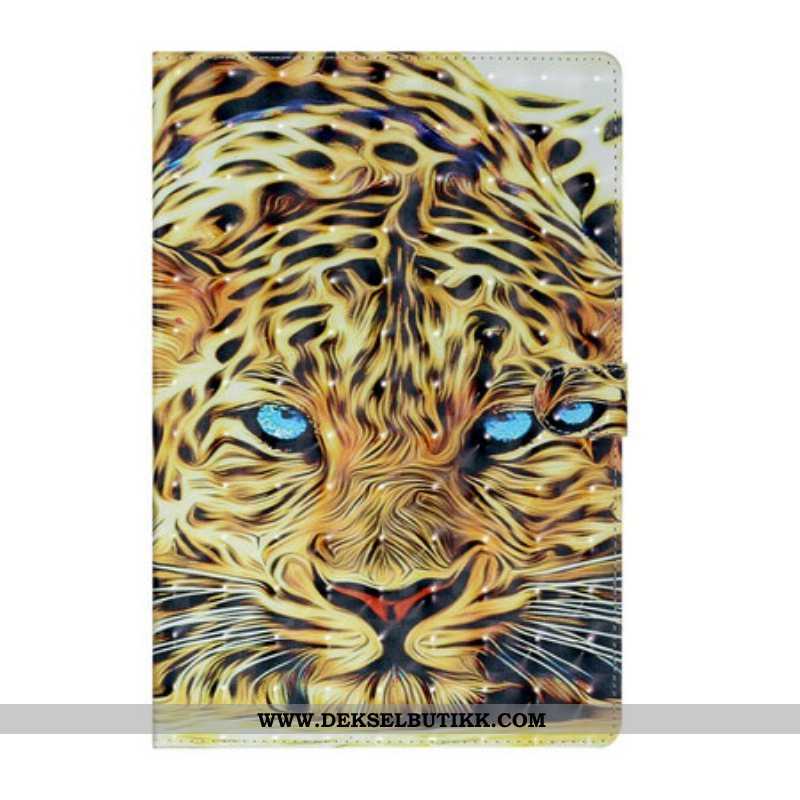 Folio Deksel Til Samsung Galaxy Tab S8 Plus / Tab S7 Plus Tiger Art