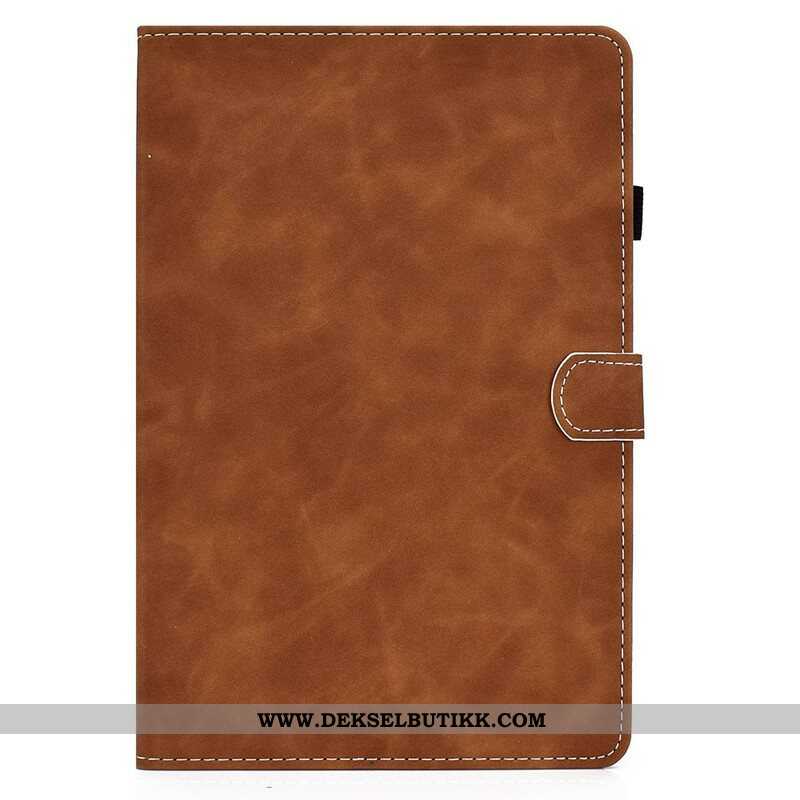 Folio Deksel Til Samsung Galaxy Tab S8 / Tab S7 Vintage Design Skinneffekt