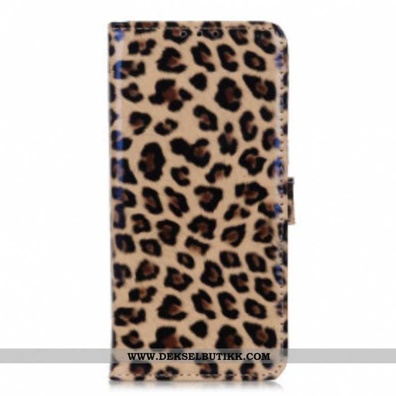 Folio Deksel Til Sony Xperia 5 III Leopard