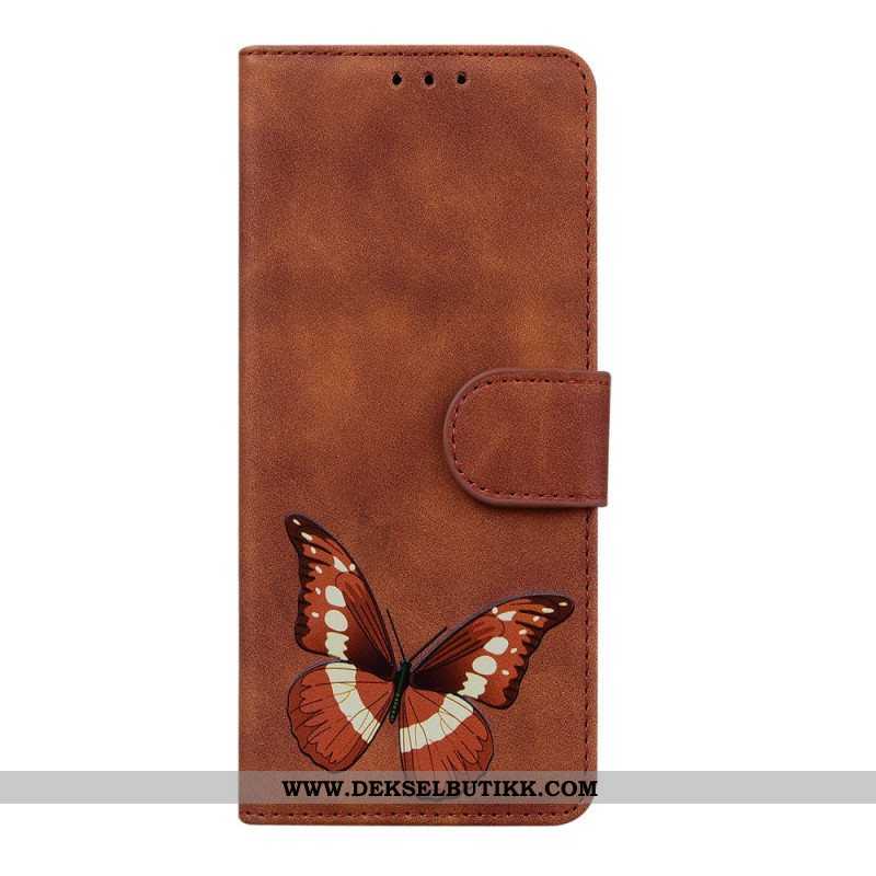 Folio Deksel Til Xiaomi 12 Pro Skin-touch Butterfly