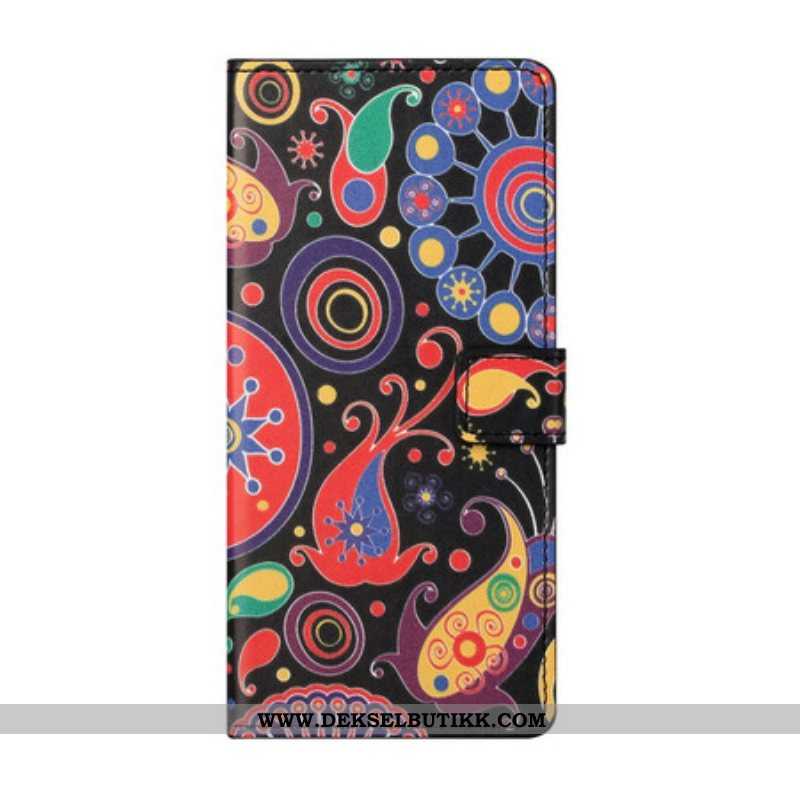 Folio Deksel Til Xiaomi Redmi Note 10 5G Galaxy Design