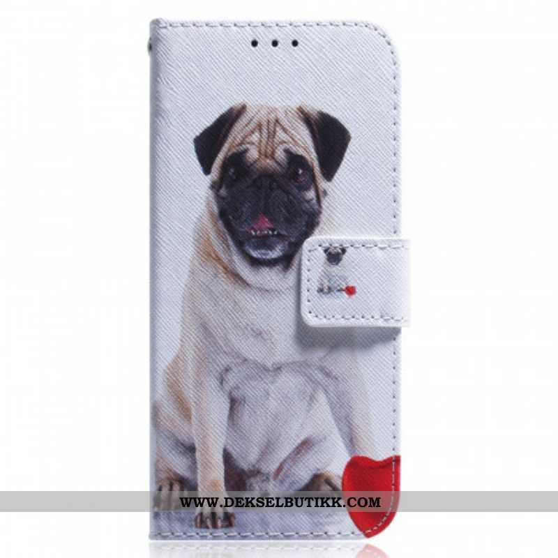 Folio Deksel Til Xiaomi Redmi Note 11 / 11S Mops Hund