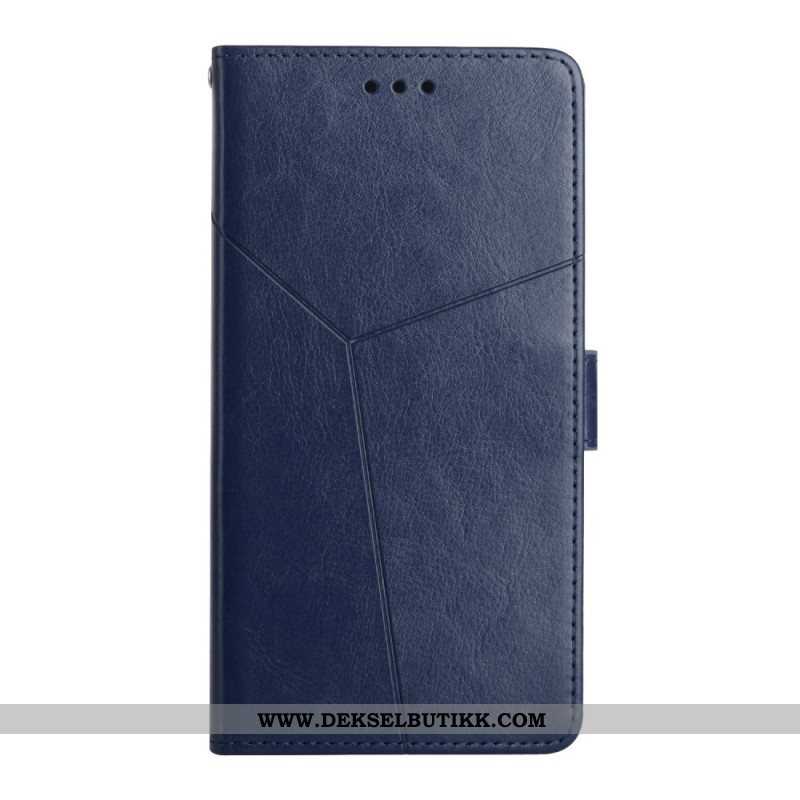 Folio Deksel Til Xiaomi Redmi Note 12 5G Med Kjede Y Strappy Design