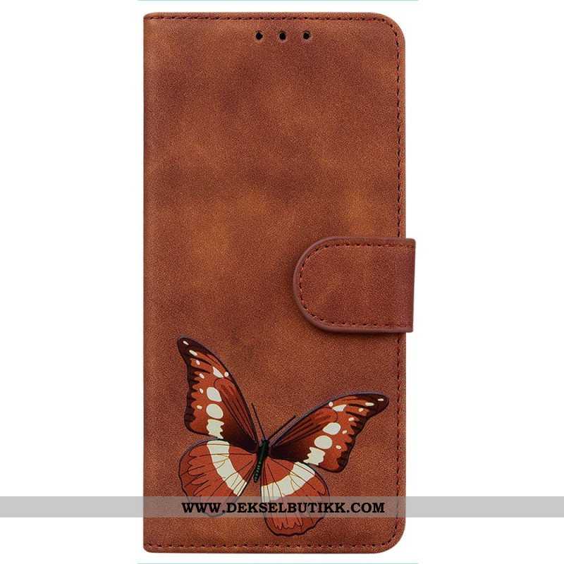 Folio Deksel Til iPhone 14 Pro Butterfly Elegance