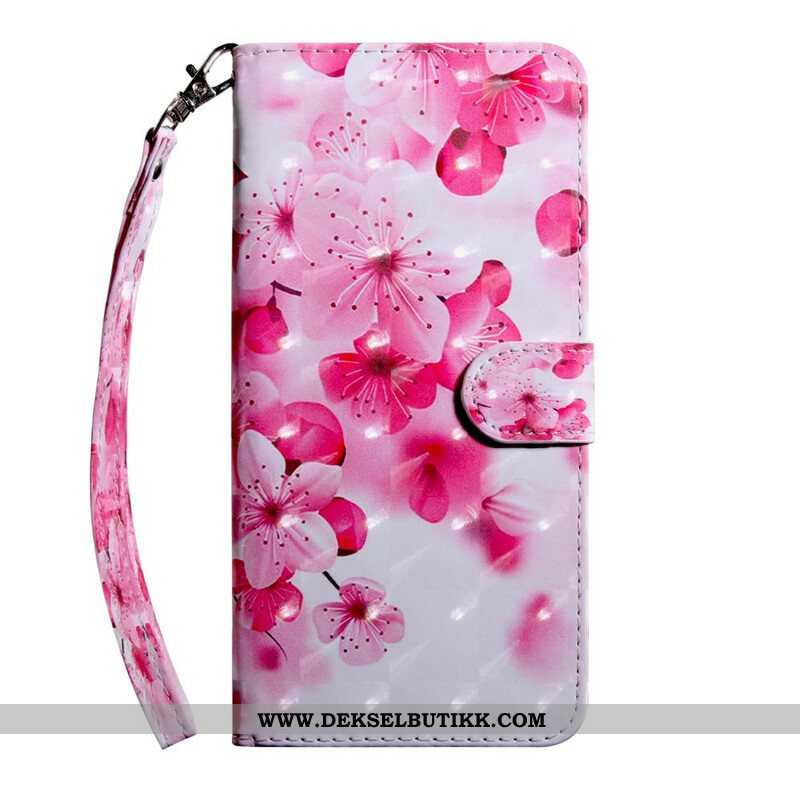 Lærdeksel Til iPhone 13 Mini Lys Spot Blomster Blossom