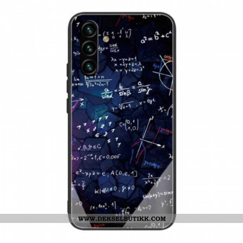 Mobildeksel Til Samsung Galaxy A13 5G / A04s Matematiske Beregninger Av Herdet Glass