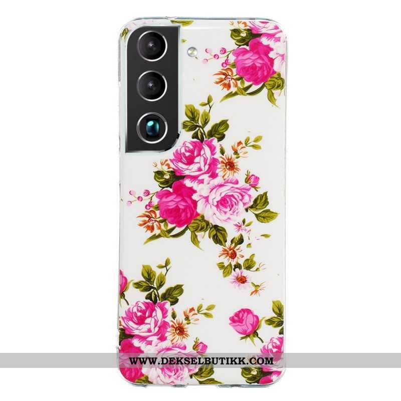 Mobildeksel Til Samsung Galaxy S22 5G Fluorescerende Liberty-blomster