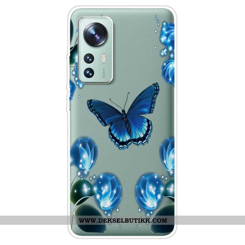 Mobildeksel Til Xiaomi 12 / 12X Enchanted Butterfly Silikon