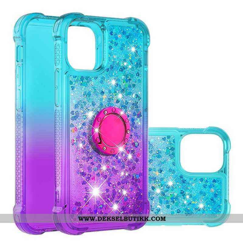 Mobildeksel Til iPhone 13 Pro Max Glitter Ring-bracket