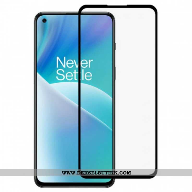 Oneplus Nord 2T 5G Black Edge Skjermbeskytter I Herdet Glass