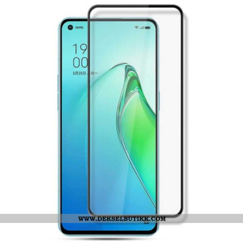 Oppo Reno 8 Pro Black Edges Skjermbeskytter I Herdet Glass