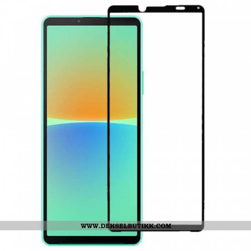 Sony Xperia 10 Iv Black Edge Skjermbeskytter I Herdet Glass